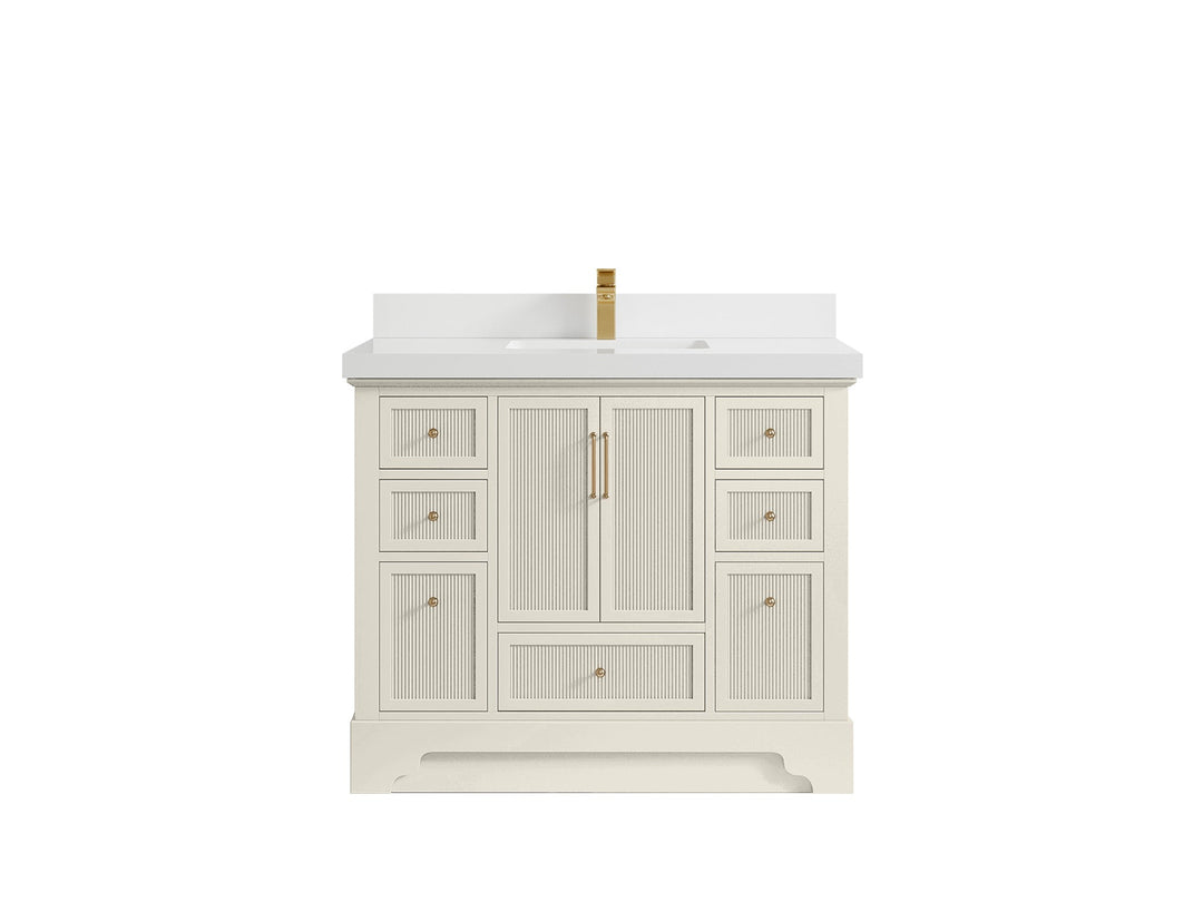 Alys 42 in. W x 22 in. D Single Sink Bathroom Vanity - Willow Bath and Vanity