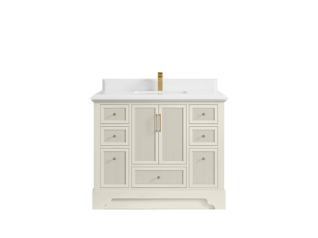 Alys 42 in. W x 22 in. D Single Sink Bathroom Vanity - Willow Bath and Vanity