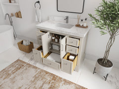 Alys 42 in. W x 22 in. D Single Sink Bathroom Vanity - photo 3
