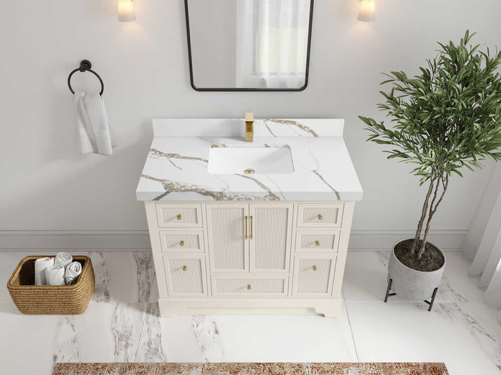 Alys 42 in. W x 22 in. D Single Sink Bathroom Vanity - photo 13