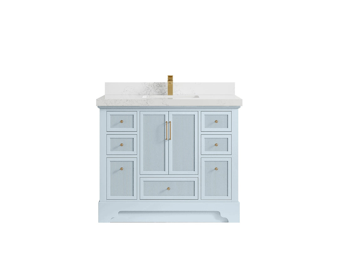 Alys 42 in. W x 22 in. D Single Sink Bathroom Vanity - Willow Bath and Vanity