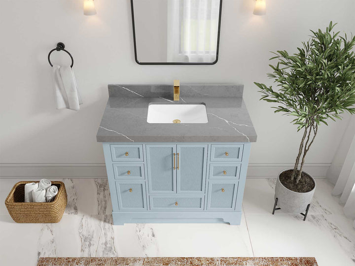 Alys 42 in. W x 22 in. D Single Sink Bathroom Vanity - photo 33