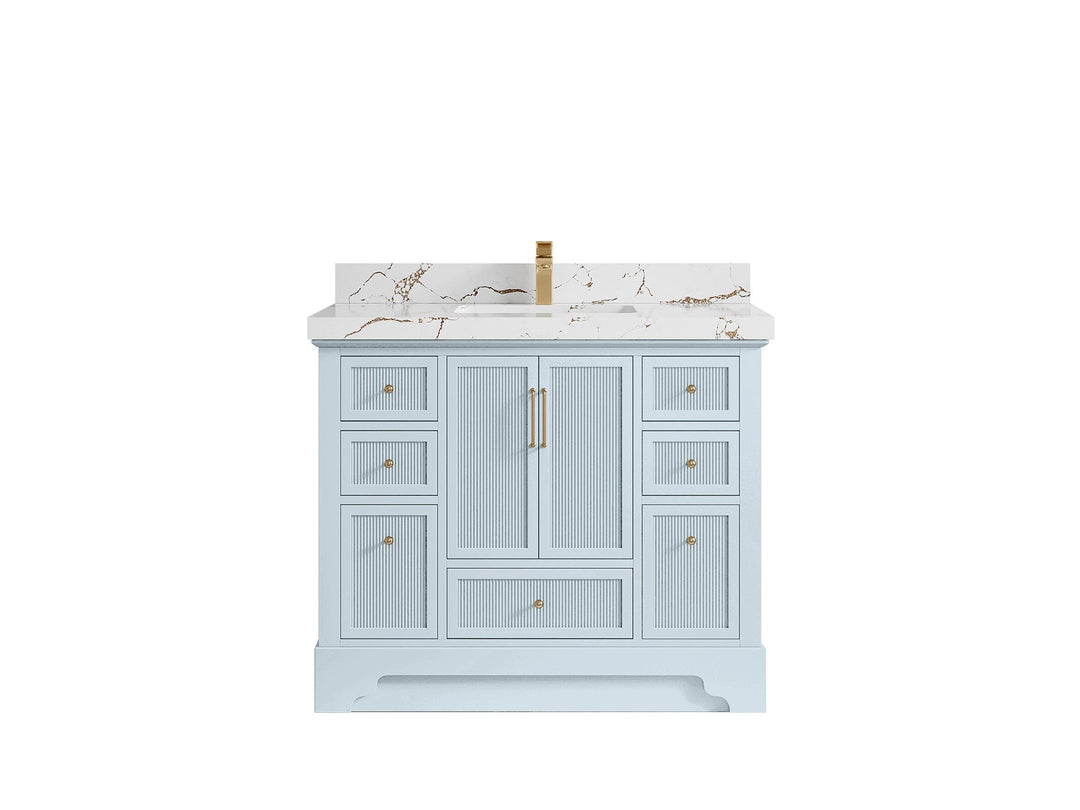 Alys 42 in. W x 22 in. D Single Sink Bathroom Vanity - Willow Bath and Vanity