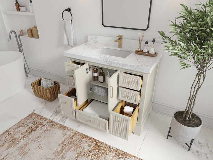 Alys 42 in. W x 22 in. D Single Sink Bathroom Vanity - photo 3