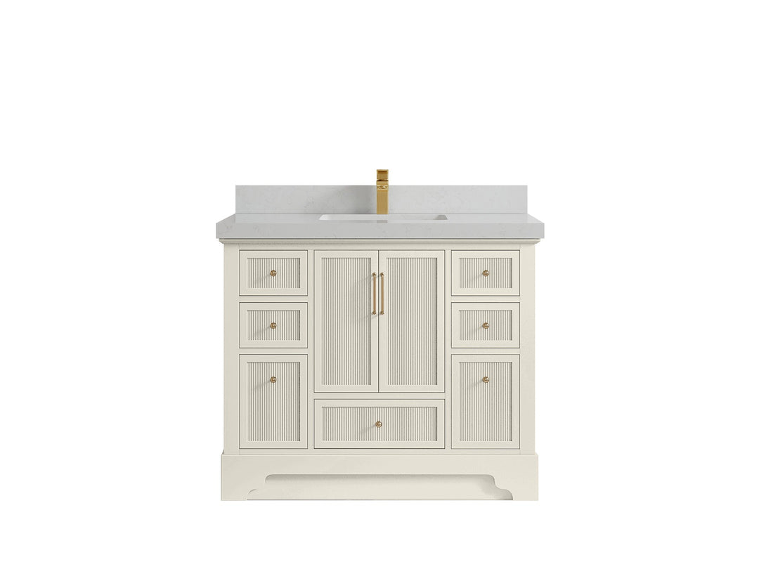 Alys 42 in. W x 22 in. D Single Sink Bathroom Vanity - Willow Bath and Vanity