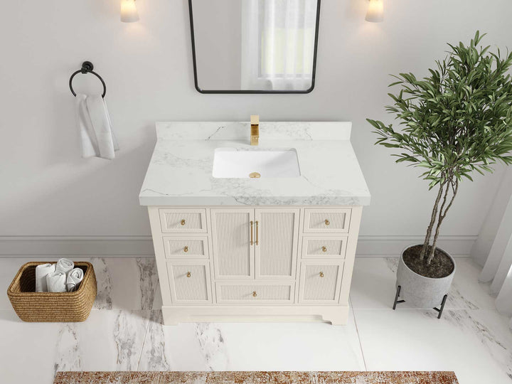 Alys 42 in. W x 22 in. D Single Sink Bathroom Vanity - photo 4