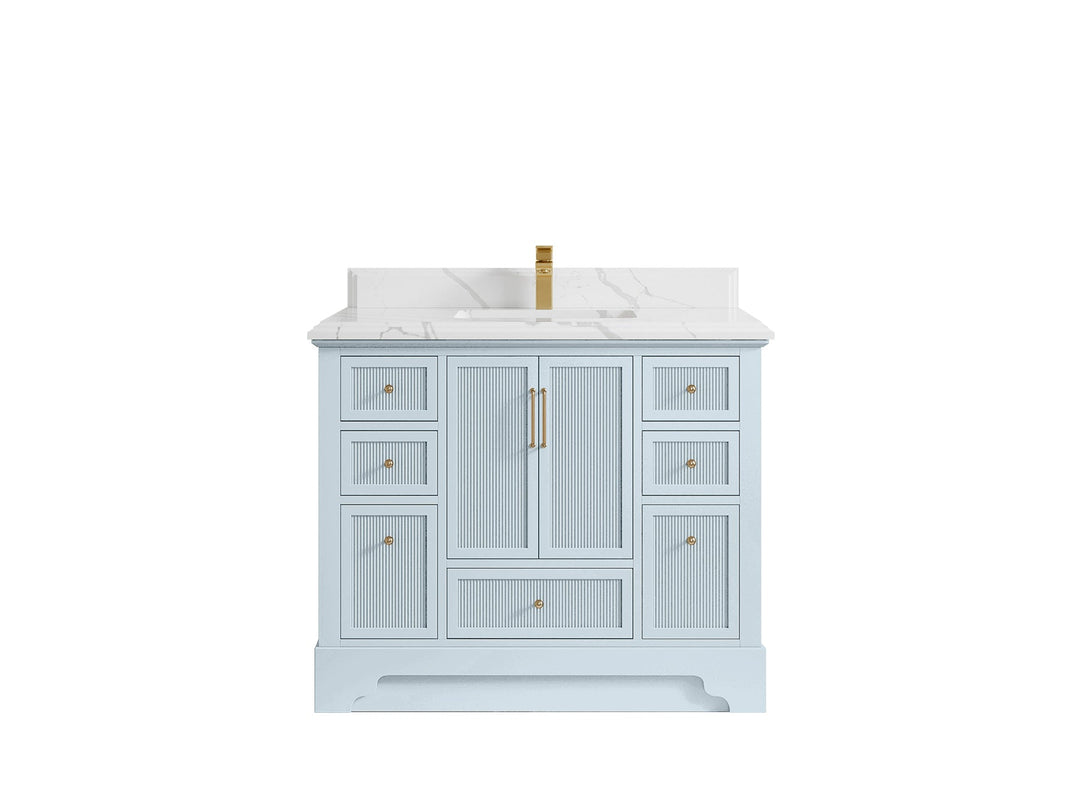Alys 42 in. W x 22 in. D Single Sink Bathroom Vanity - Willow Bath and Vanity