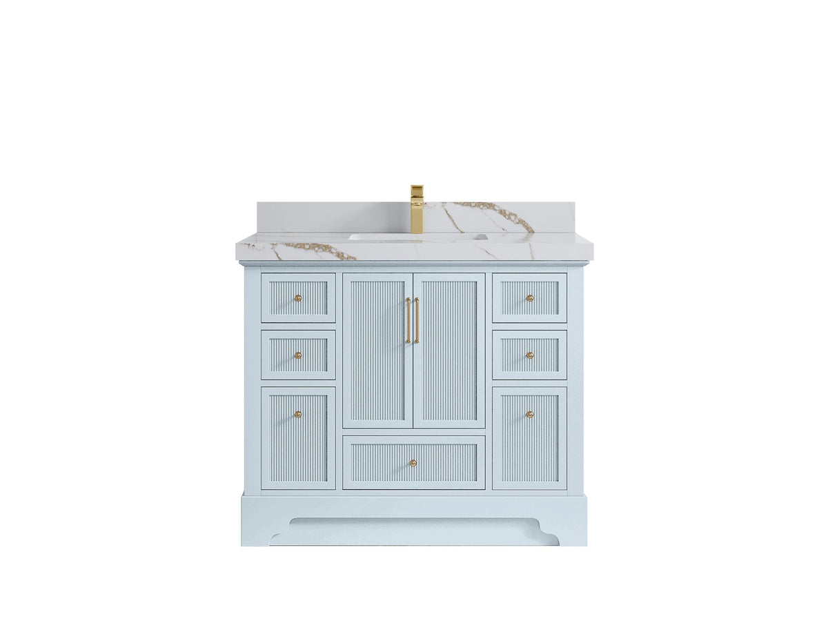Alys 42 in. W x 22 in. D Single Sink Bathroom Vanity - Willow Bath and Vanity