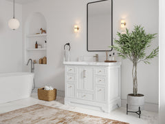 Alys 42 in. W x 22 in. D Single Sink Bathroom Vanity - photo 2