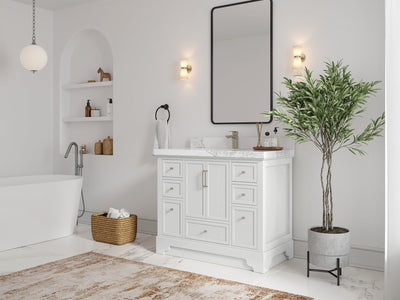 Alys 42 in. W x 22 in. D Single Sink Bathroom Vanity - Willow Bath and Vanity