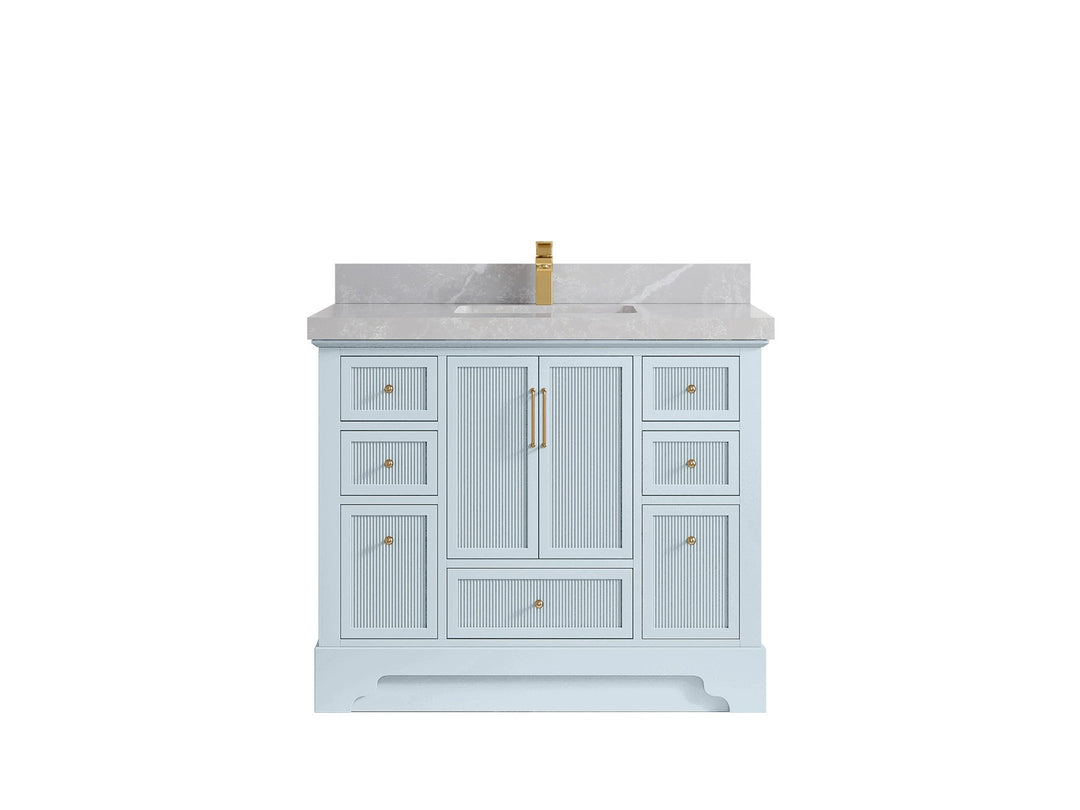 Alys 42 in. W x 22 in. D Single Sink Bathroom Vanity - Willow Bath and Vanity