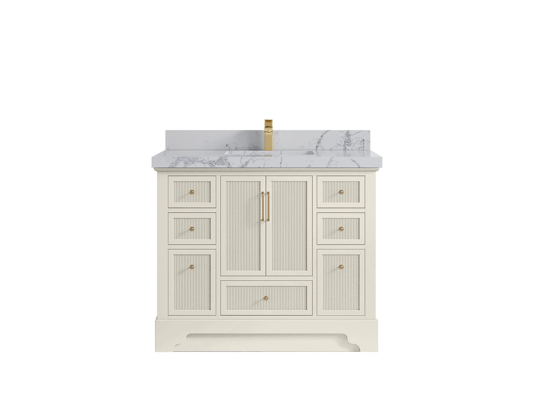 Alys 42 in. W x 22 in. D Single Sink Bathroom Vanity - Willow Bath and Vanity