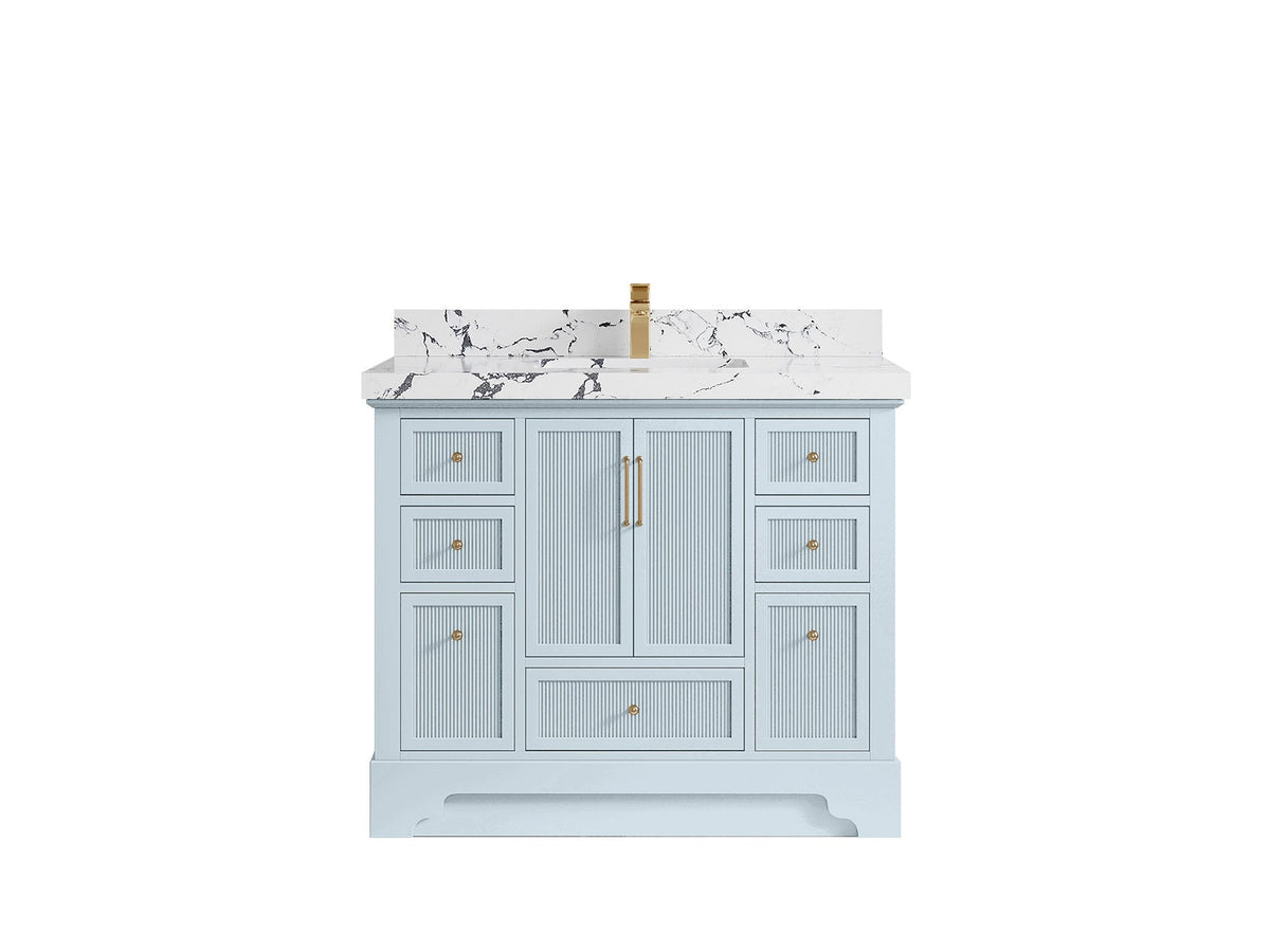 Alys 42 in. W x 22 in. D Single Sink Bathroom Vanity - Willow Bath and Vanity