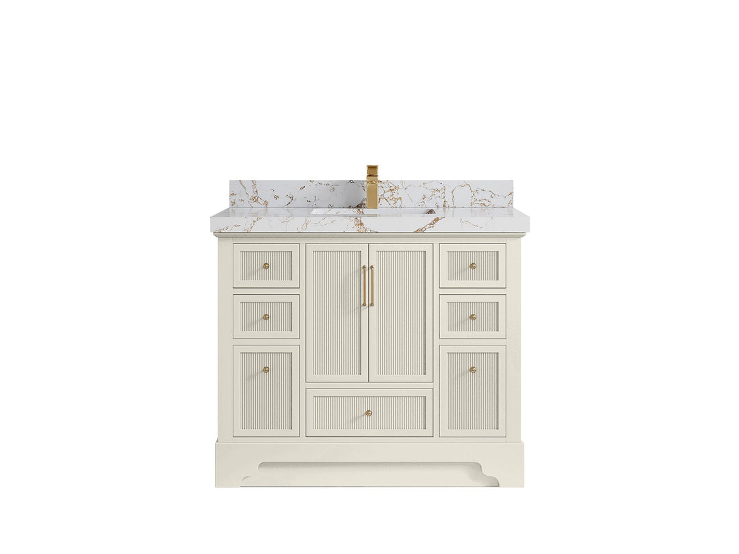 Alys 42 in. W x 22 in. D Single Sink Bathroom Vanity - Willow Bath and Vanity