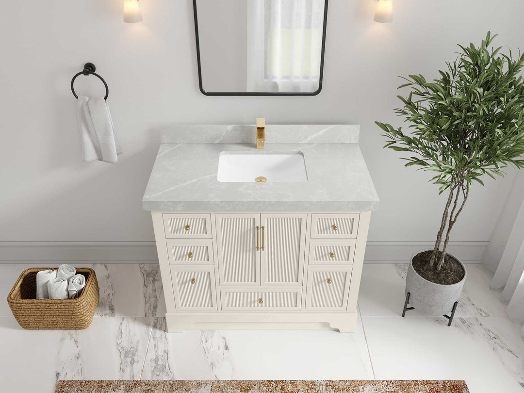 Alys 42 in. W x 22 in. D Single Sink Bathroom Vanity - Willow Bath and Vanity