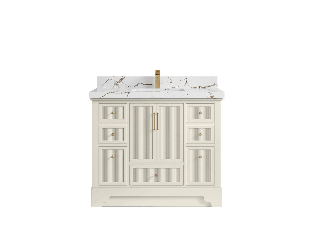 Alys 42 in. W x 22 in. D Single Sink Bathroom Vanity - Willow Bath and Vanity