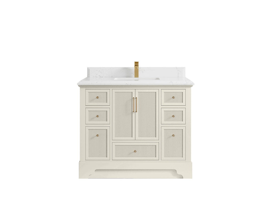 Alys 42 in. W x 22 in. D Single Sink Bathroom Vanity - Willow Bath and Vanity