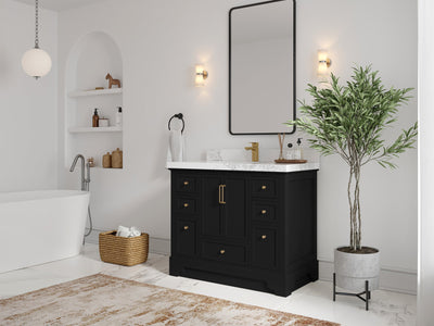 Alys 42 in. W x 22 in. D Single Sink Bathroom Vanity - Willow Bath and Vanity