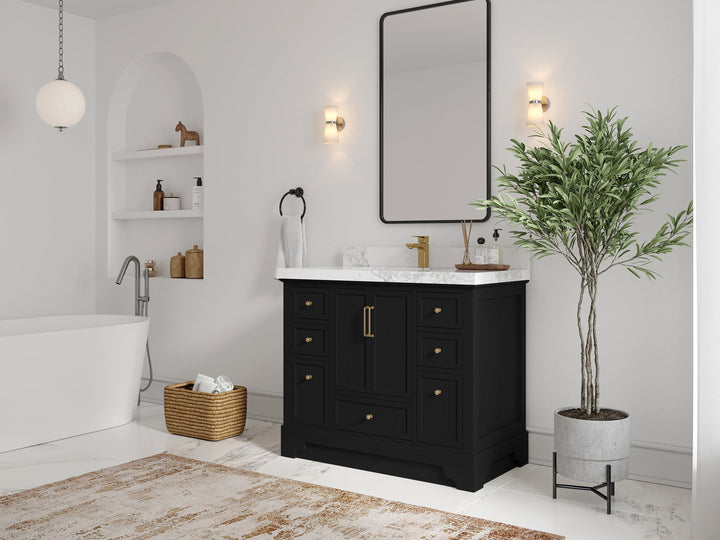 Alys 42 in. W x 22 in. D Single Sink Bathroom Vanity - photo 2