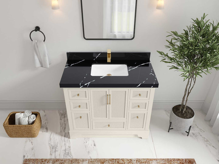 Alys 42 in. W x 22 in. D Single Sink Bathroom Vanity - photo 11
