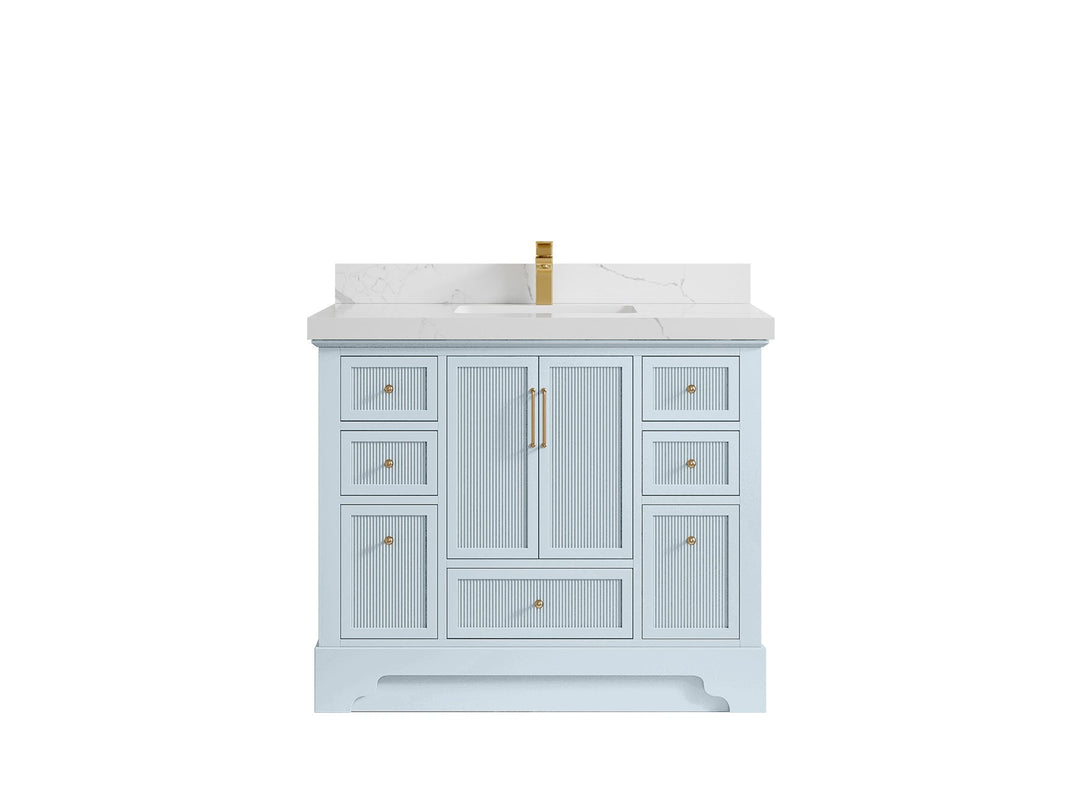 Alys 42 in. W x 22 in. D Single Sink Bathroom Vanity - Willow Bath and Vanity
