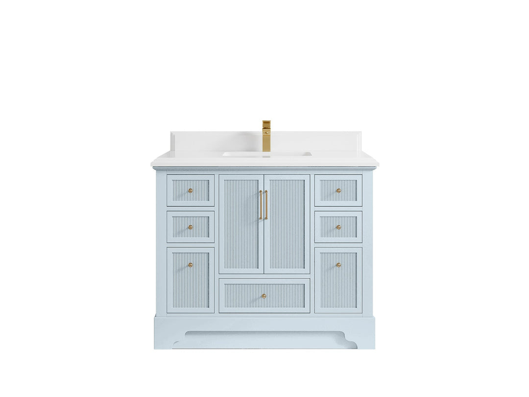 Alys 42 in. W x 22 in. D Single Sink Bathroom Vanity - Willow Bath and Vanity