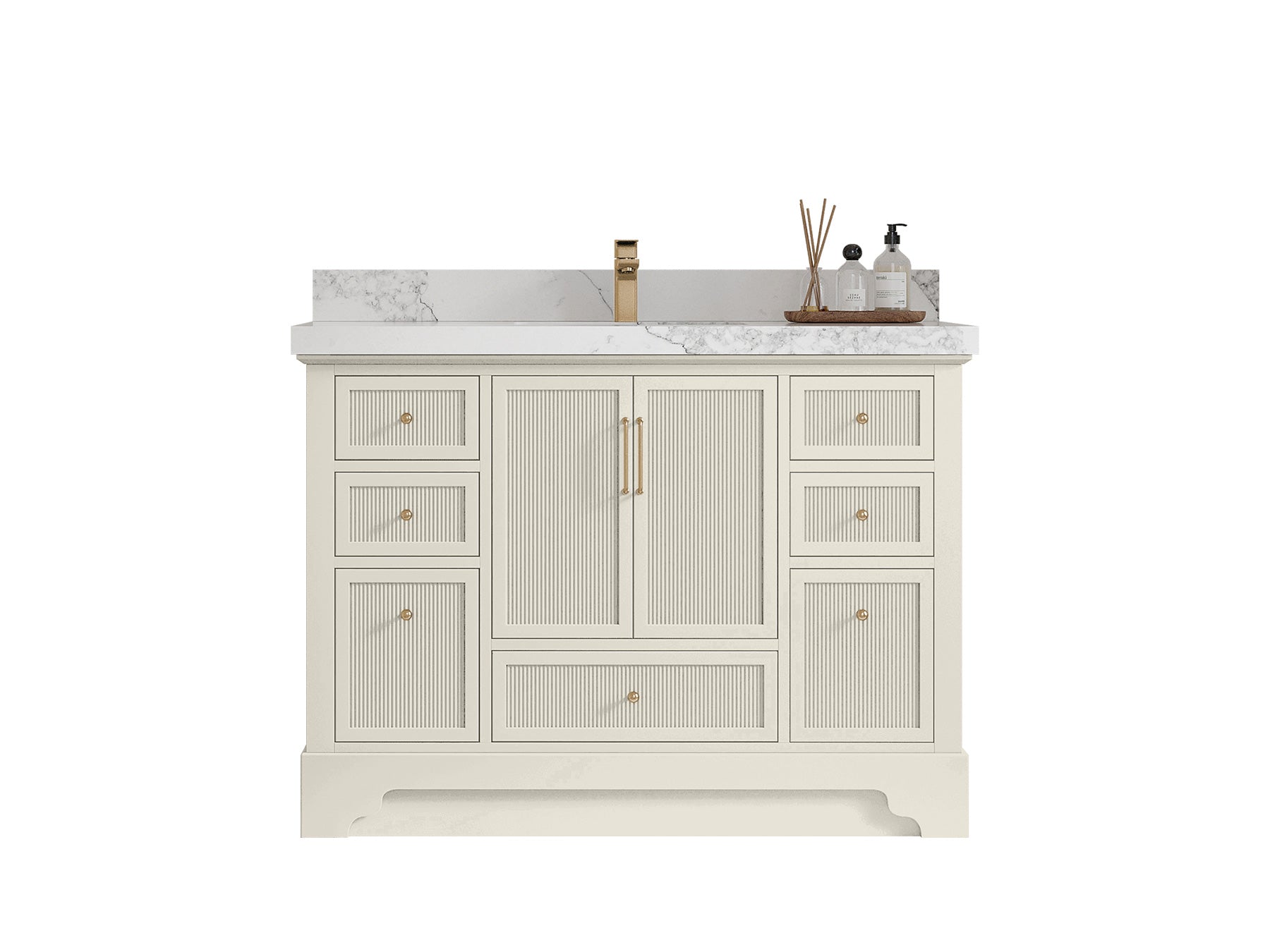 Alys 48 in. W x 22 in. D Single Sink Bathroom Vanity - Willow Bath and Vanity