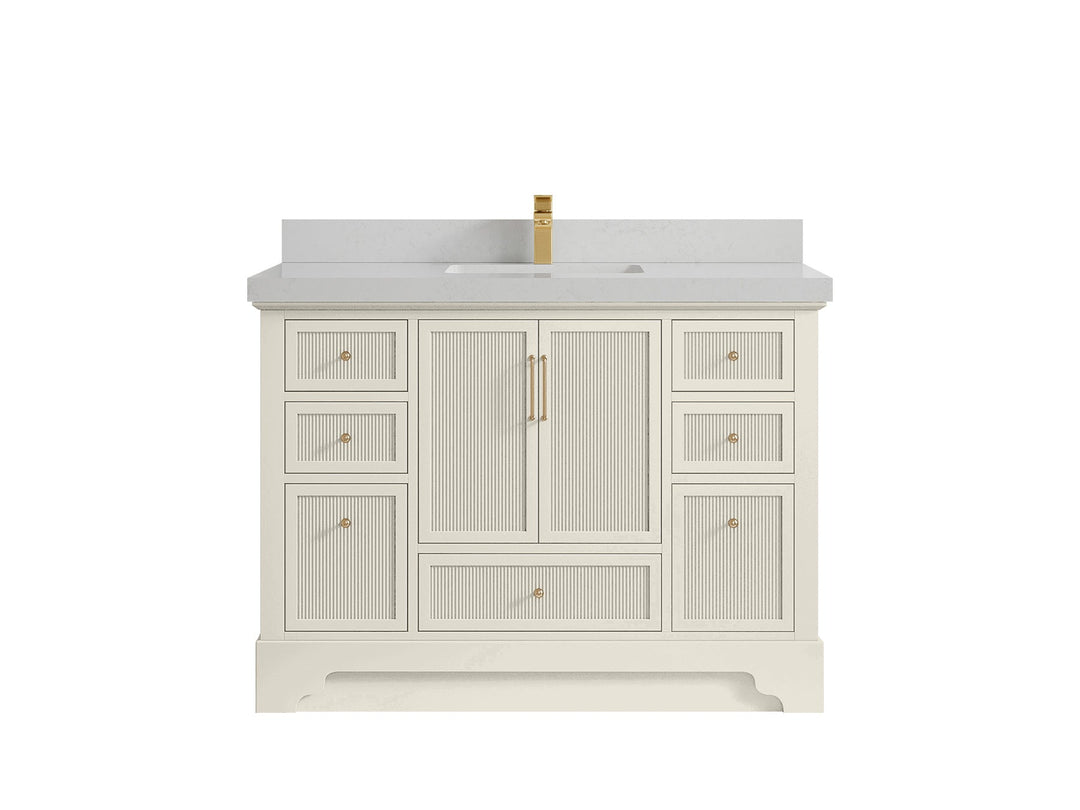Alys 48 in. W x 22 in. D Single Sink Bathroom Vanity - Willow Bath and Vanity