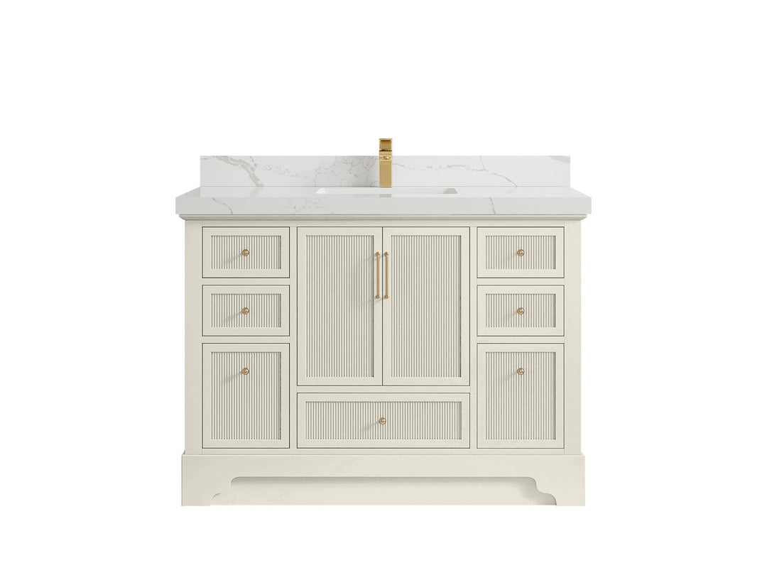 Alys 48 in. W x 22 in. D Single Sink Bathroom Vanity - Willow Bath and Vanity