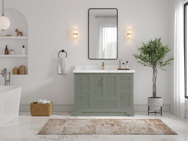 Alys 48 in. W x 22 in. D Single Sink Bathroom Vanity - photo 4