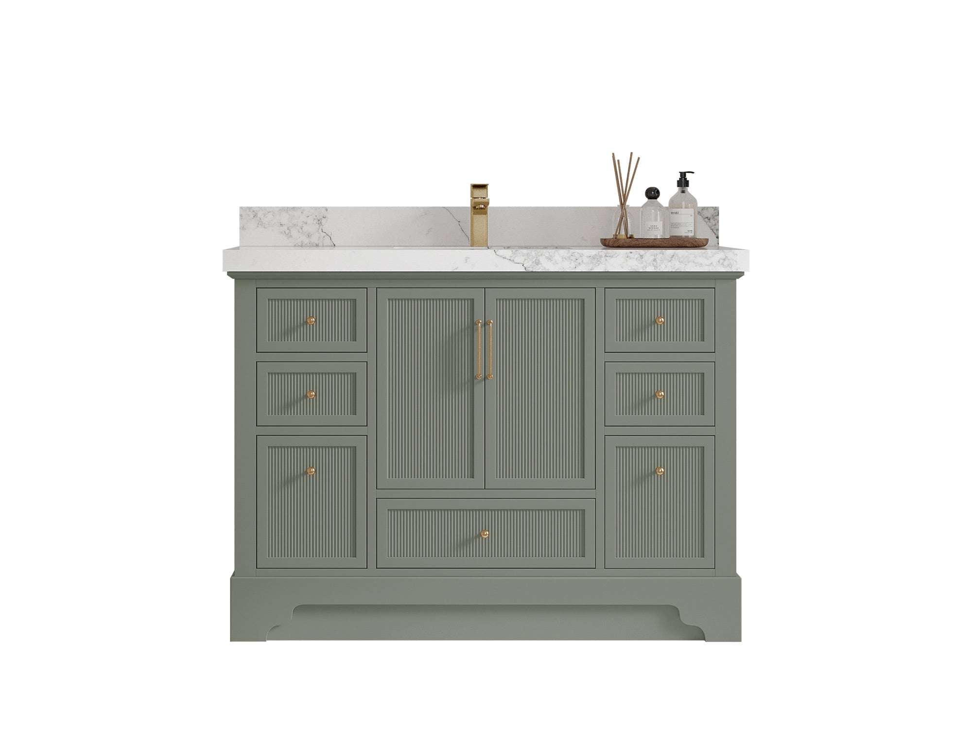 Alys 48 in. W x 22 in. D Single Sink Bathroom Vanity - Willow Bath and Vanity