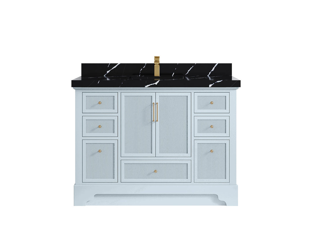 Alys 48 in. W x 22 in. D Single Sink Bathroom Vanity - Willow Bath and Vanity