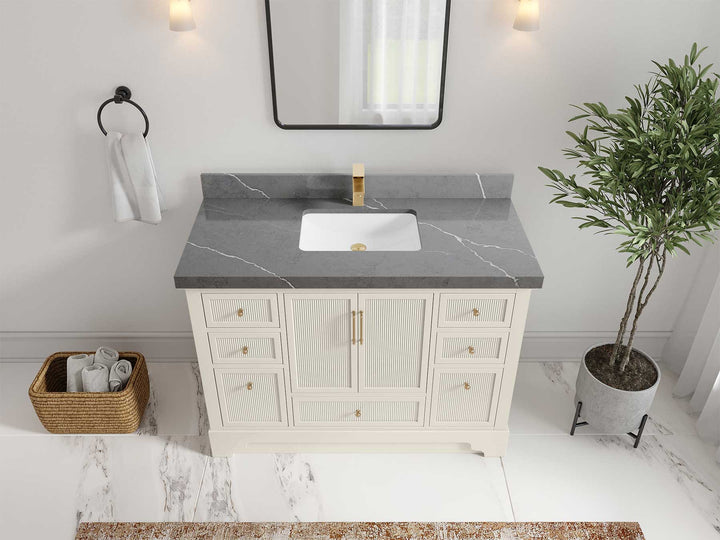 Alys 48 in. W x 22 in. D Single Sink Bathroom Vanity - photo 33