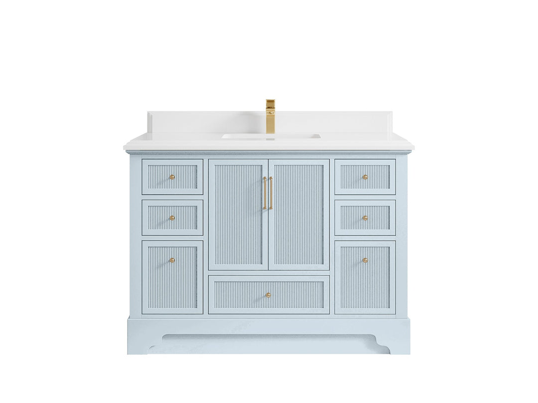 Alys 48 in. W x 22 in. D Single Sink Bathroom Vanity - Willow Bath and Vanity