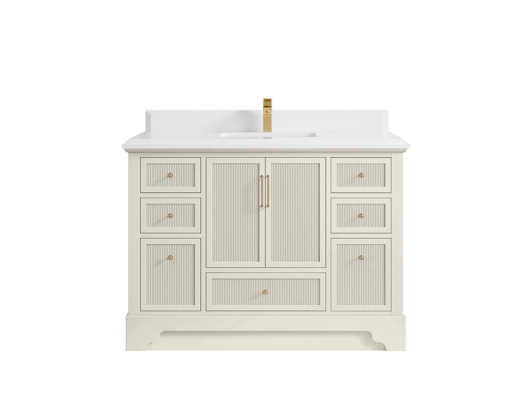 Alys 48 in. W x 22 in. D Single Sink Bathroom Vanity - Willow Bath and Vanity