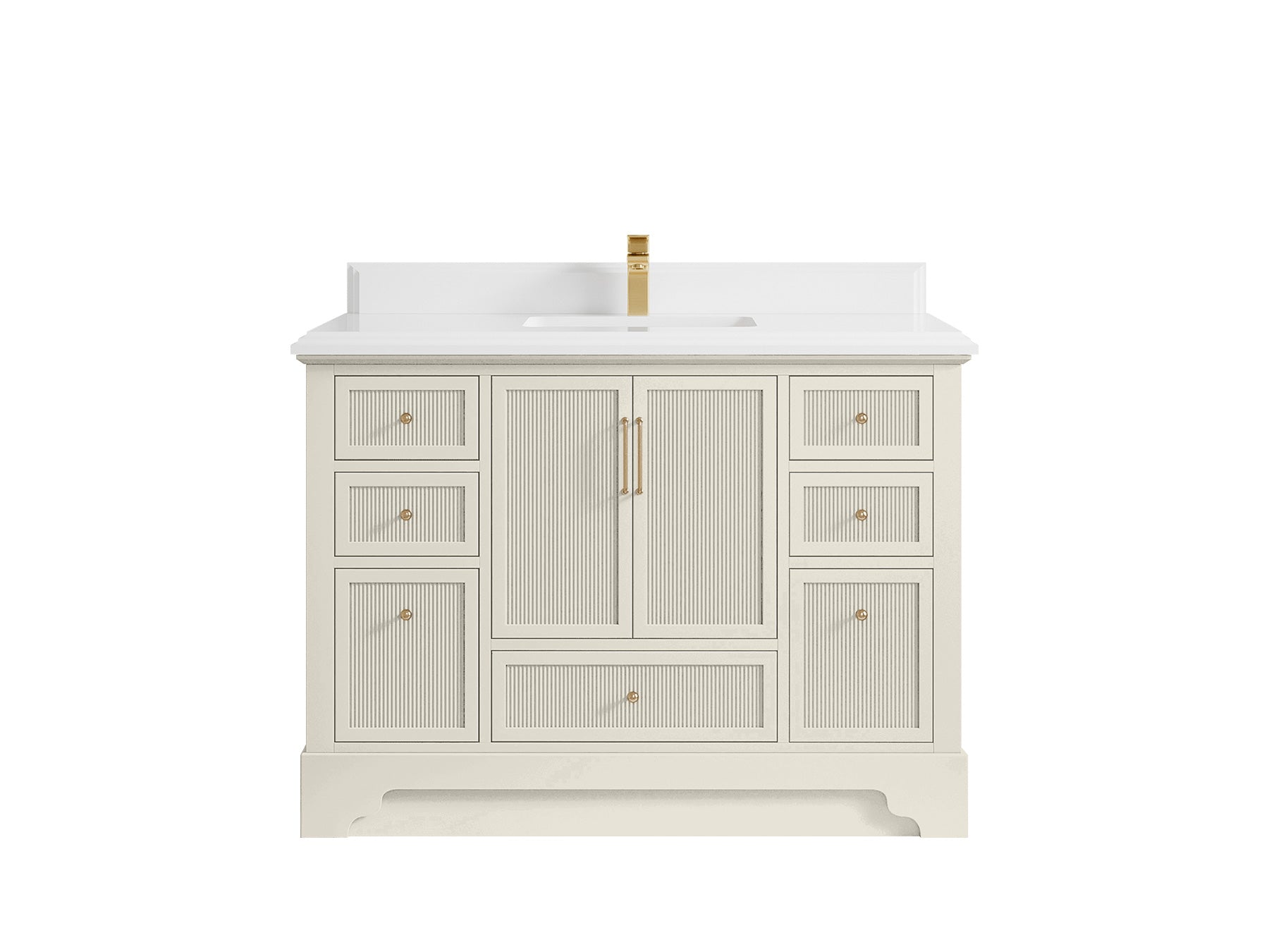 Alys 48 in. W x 22 in. D Single Sink Bathroom Vanity - Willow Bath and Vanity