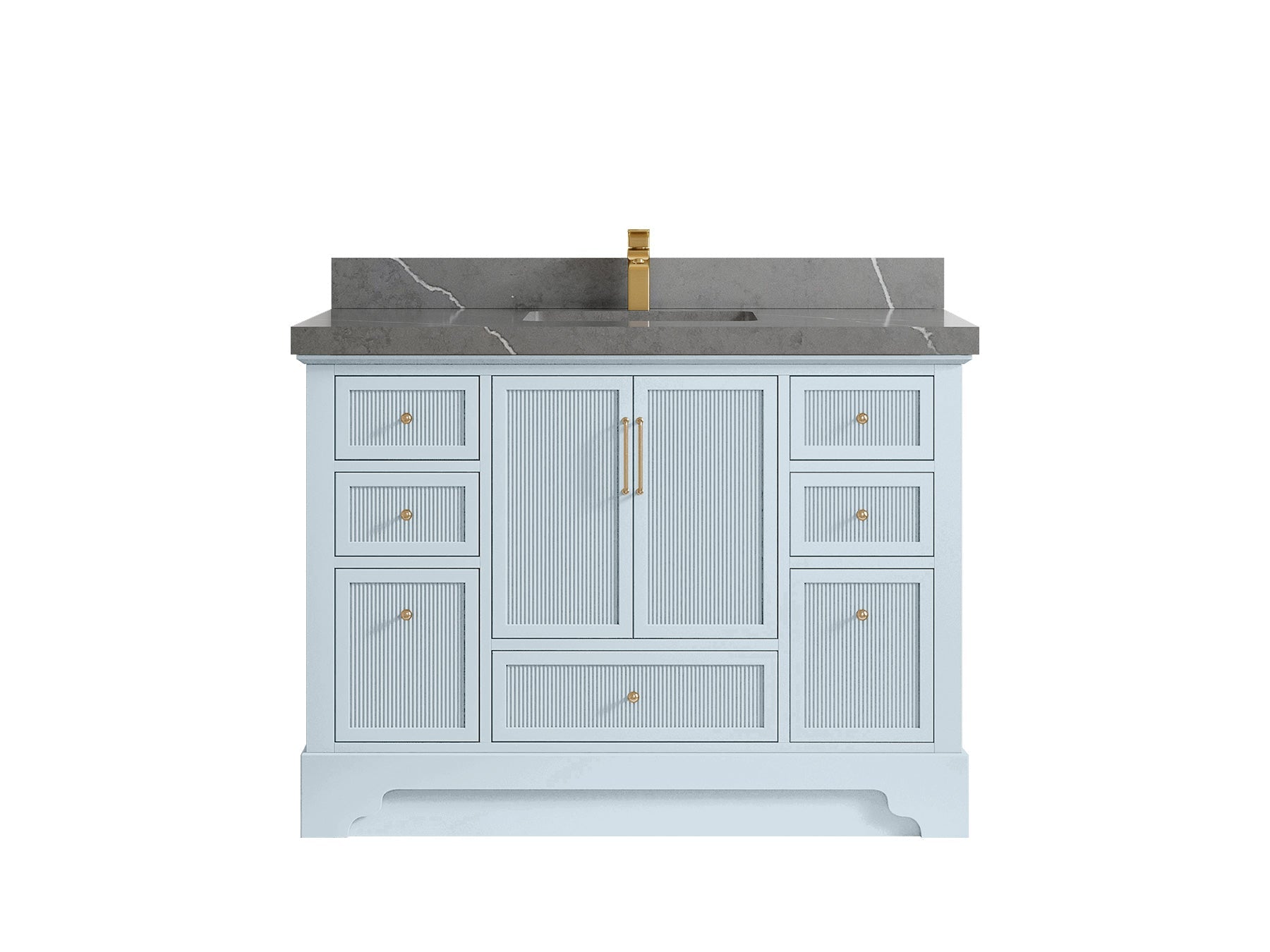 Alys 48 in. W x 22 in. D Single Sink Bathroom Vanity - Willow Bath and Vanity