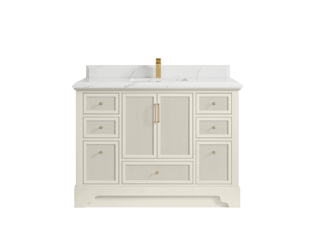 Alys 48 in. W x 22 in. D Single Sink Bathroom Vanity - Willow Bath and Vanity