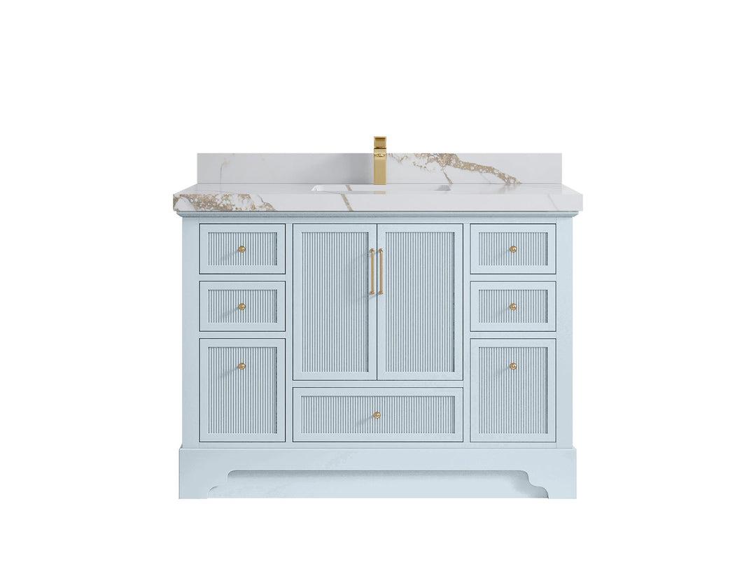 Alys 48 in. W x 22 in. D Single Sink Bathroom Vanity - Willow Bath and Vanity