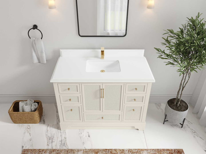 Alys 48 in. W x 22 in. D Single Sink Bathroom Vanity - photo 27