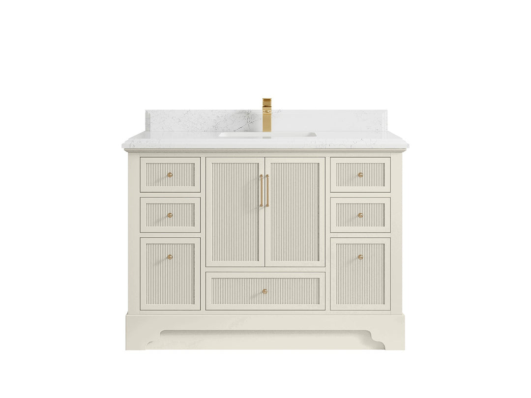 Alys 48 in. W x 22 in. D Single Sink Bathroom Vanity - Willow Bath and Vanity