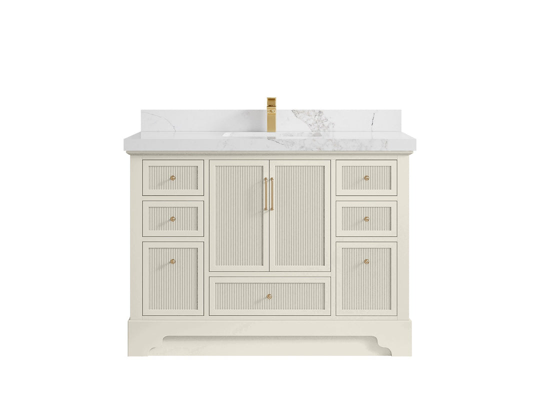 Alys 48 in. W x 22 in. D Single Sink Bathroom Vanity - Willow Bath and Vanity