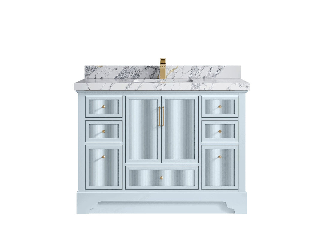 Alys 48 in. W x 22 in. D Single Sink Bathroom Vanity - Willow Bath and Vanity