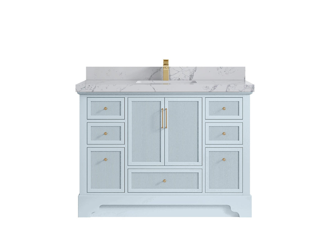 Alys 48 in. W x 22 in. D Single Sink Bathroom Vanity - Willow Bath and Vanity