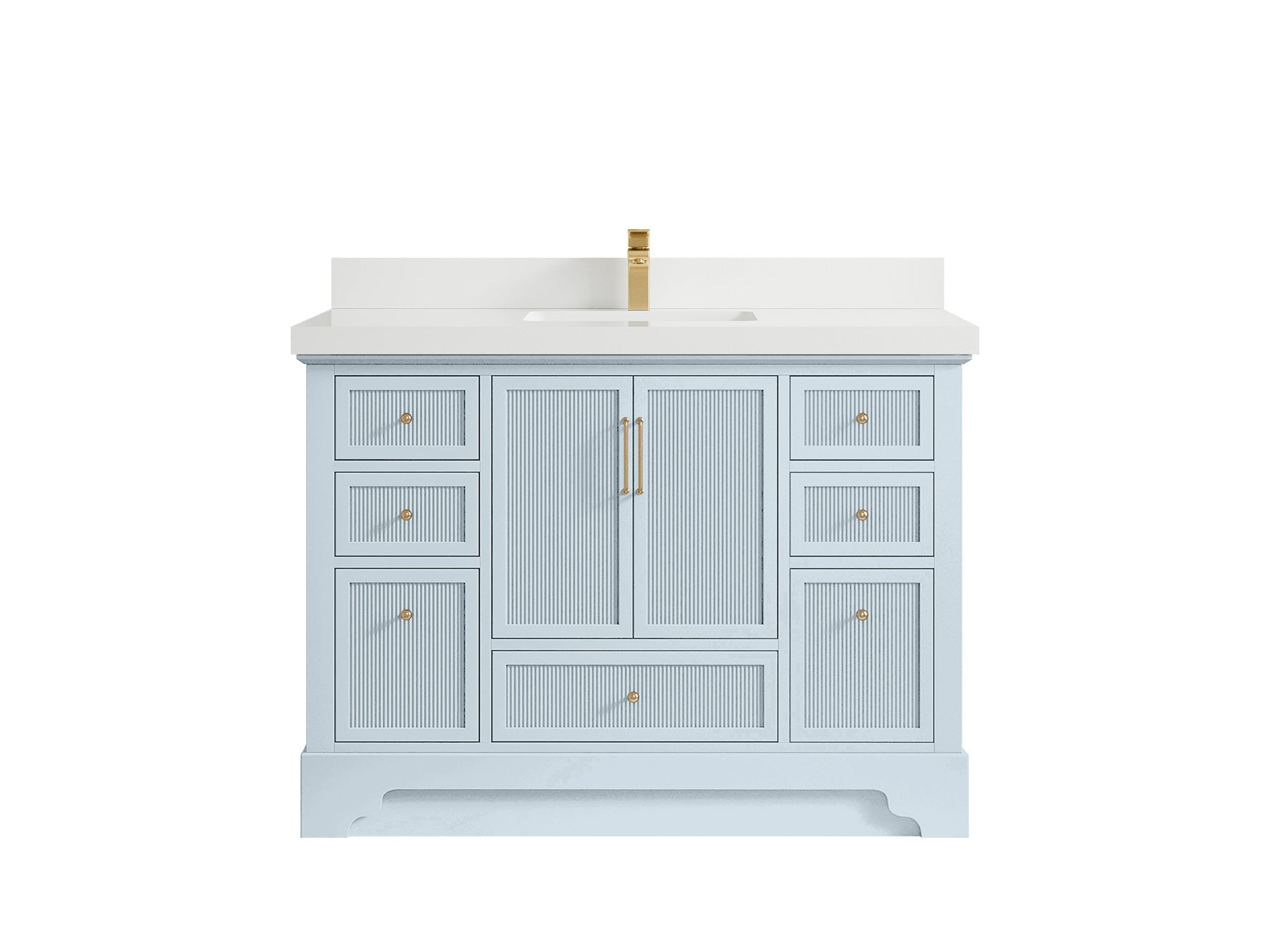 Alys 48 in. W x 22 in. D Single Sink Bathroom Vanity - Willow Bath and Vanity