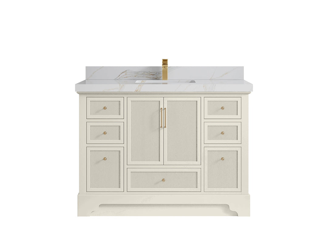Alys 48 in. W x 22 in. D Single Sink Bathroom Vanity - Willow Bath and Vanity