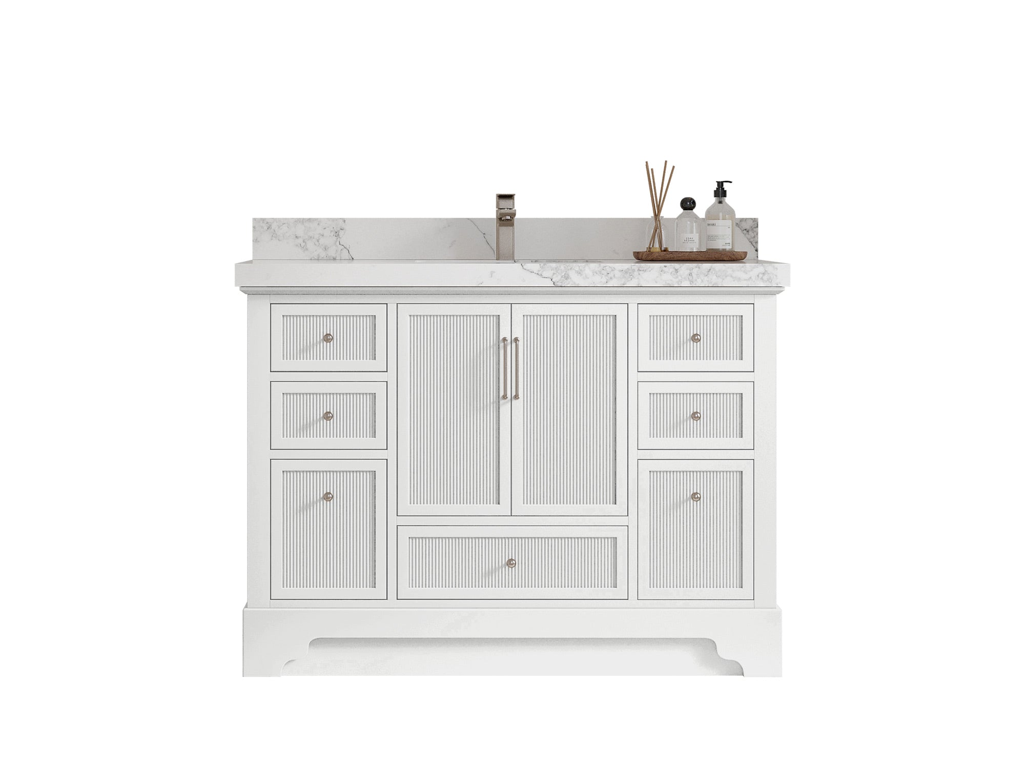 Alys 48 in. W x 22 in. D Single Sink Bathroom Vanity - Willow Bath and Vanity