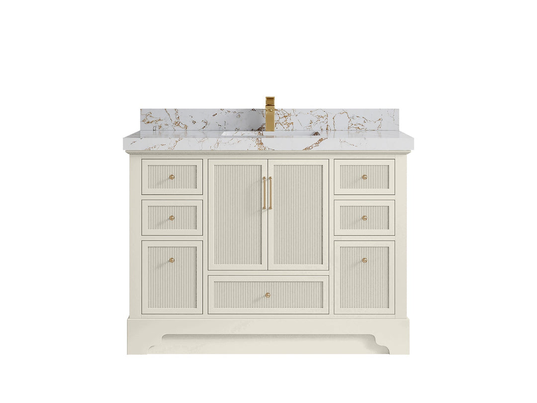 Alys 48 in. W x 22 in. D Single Sink Bathroom Vanity - Willow Bath and Vanity
