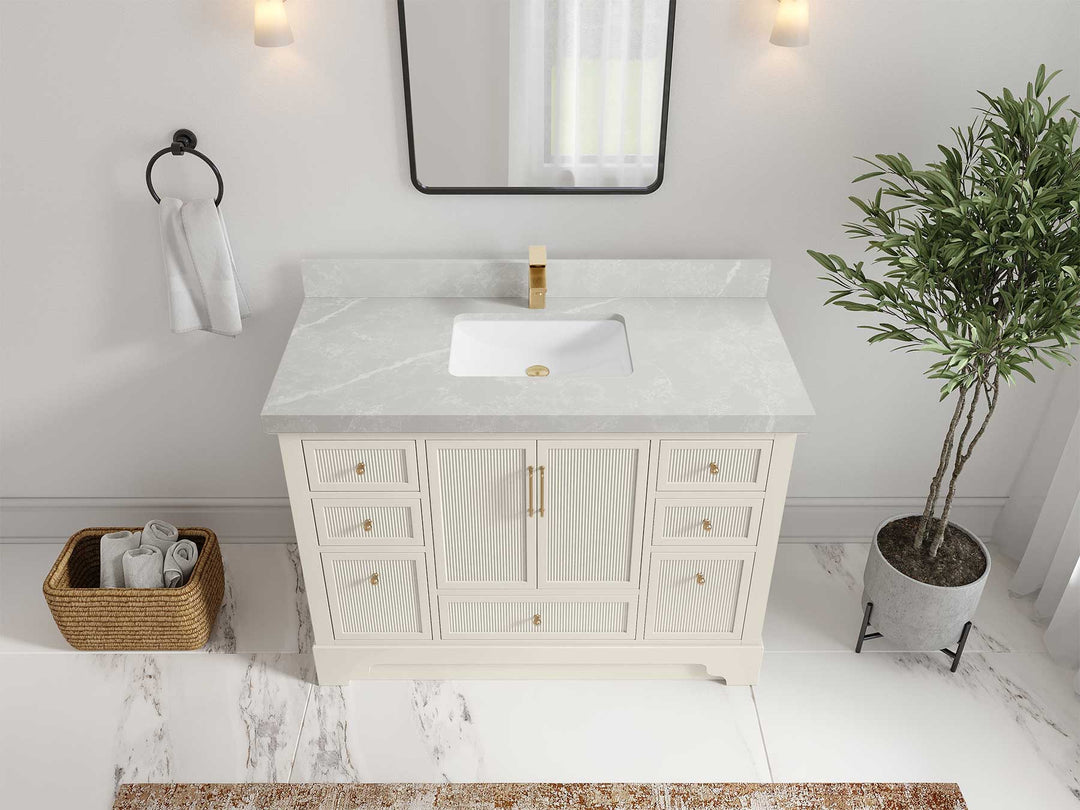 Alys 48 in. W x 22 in. D Single Sink Bathroom Vanity - Willow Bath and Vanity