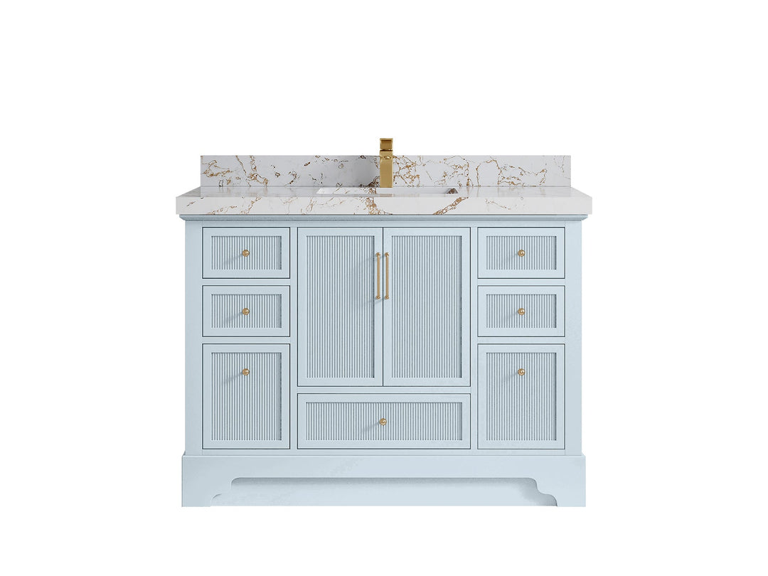Alys 48 in. W x 22 in. D Single Sink Bathroom Vanity - Willow Bath and Vanity